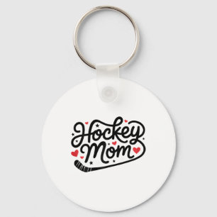 Süße Hockey-Mama Hockey-Spielerin Mutter Schlüsselanhänger