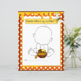 Süße Honigbiene, die wie ein Spiel aussehen wird