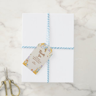 Süße Honigbiene florale Babyparty Geschenkanhänger