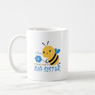 Süße Honigbiene Große Schwester Benutzername Kaffe Kaffeetasse