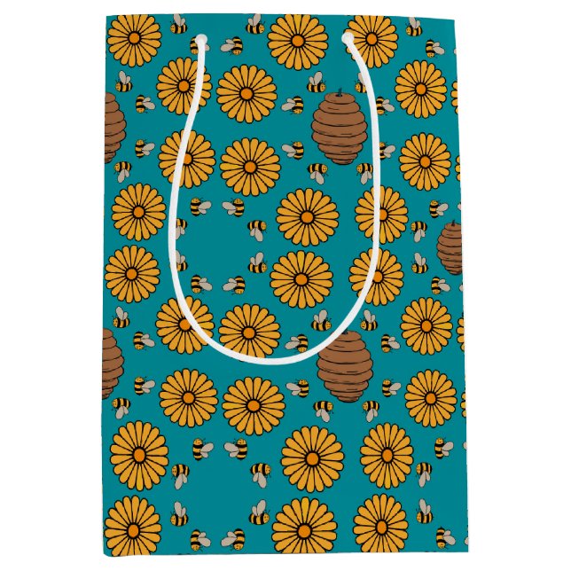 Süße Honigbiene  Mittlere Geschenktüte (Vorderseite)