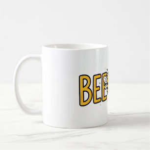 Süße Honigbiene Pun Design Kaffeetasse