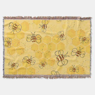 Süße Honigbienen summen Decke