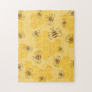 Süße Honigbienen summen  Puzzle