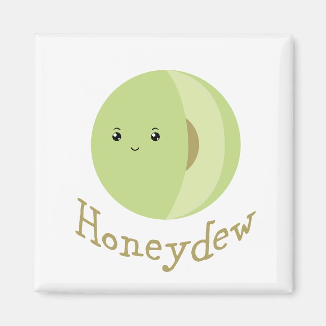 Süße Honigmelone Magnet (Vorne)