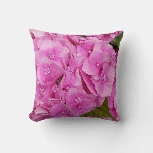 Süße Hortensien-Rosa-Blüten Kissen
