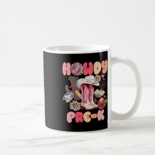 Süße Howdy-Vorkinder-Cowboy-Cowgirl-Stiefel Zurück Kaffeetasse
