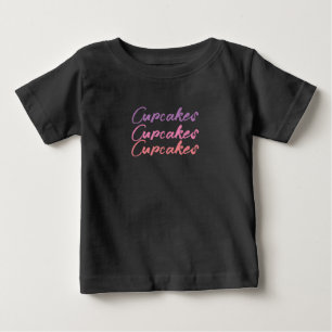 Süße Hübsche Niedliche Cupcakes Baby T-Shirt