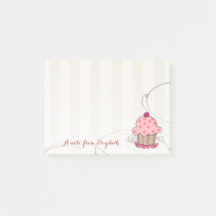 Süße Hübsche Stylische Weibliche , Cupcake Post-it Klebezettel