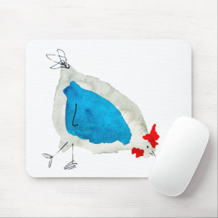 Süße Hühner Aquarell Mousepad