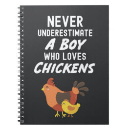 Süße Hühner-Geschenke für Baby-Jungen Kinder Tierl Notizblock