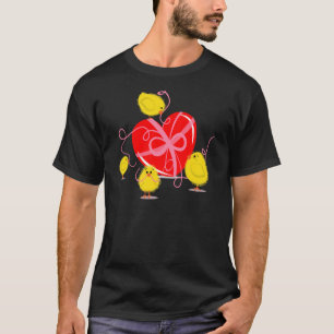 Süße Hühner Offenes Herz Geburtstagsmädchen Gen Al T-Shirt