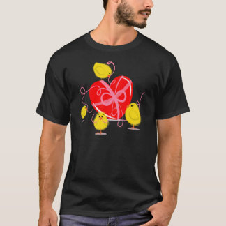 Süße Hühner offenes Herz Geburtstagsmädchen Gen Al T-Shirt