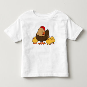 Süße Hühner und Küken Kleinkind T-shirt