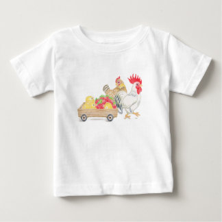 Süße Hühnerfamilie Baby T-Shirt