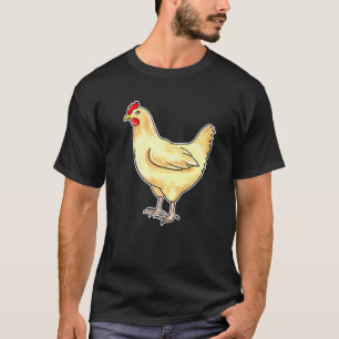Süße Hühnerliebhaber-Illustration Hühner lieben de T-Shirt