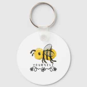 Süße Hummel Biene Selbst Schlüsselanhänger