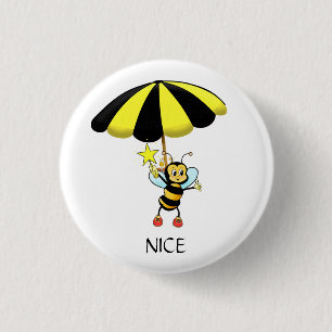 Süße Hummel Button