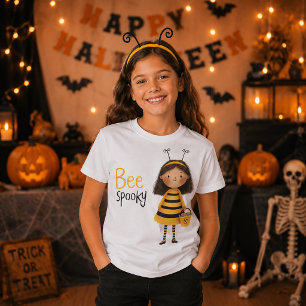 Süße Hummel Mädchen-Biene Gruselig Halloween T-Shirt