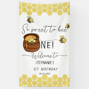 Süße Hummel So süß, eine Hummel zu sein 1. Geburts Banner