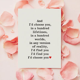 Süße Humor Liebe Karte für Freund Freundin