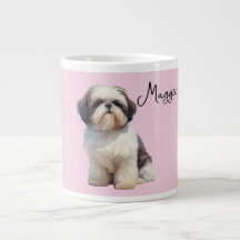 Süße Hund Riesen Kaffeetasse