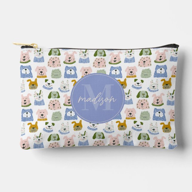 Süße Hunde Accessoire-Tasche Zubehörtasche (Vorderseite)