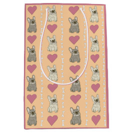 Süße Hunde, Knochen und Herzen Mittlere Geschenktüte