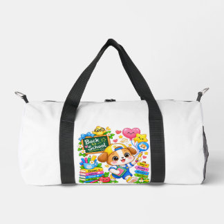 Süße Hunde-Rückkehr-zur-Schule-Tasche Duffle Bag