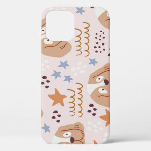 Süße Hunde, Sterne, Linien: nahtloses Vintage-Must Case-Mate iPhone Hülle