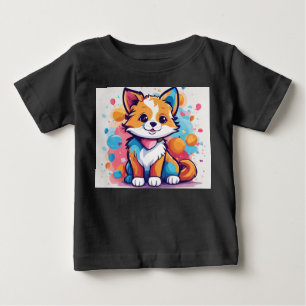 Süße Hunde- und Katzenfreunde – Farbige Kindert-Sh Baby T-shirt