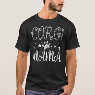 Süße Hundemama Corgi Besitzer Hund T-Shirt
