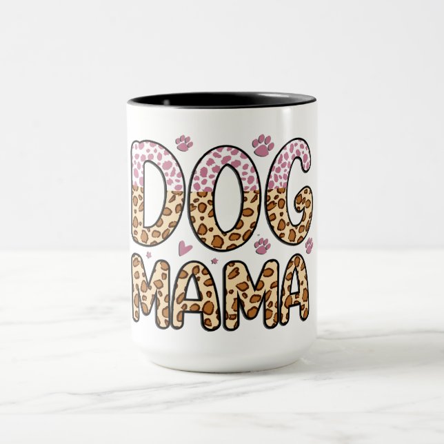 Süße Hundemama Tasse (Zentrum)