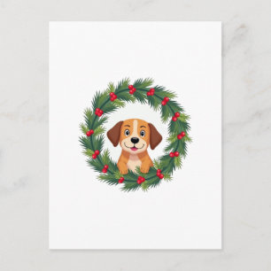 Süße Hundenase Weihnachtsgirlande Weihnachten Hund