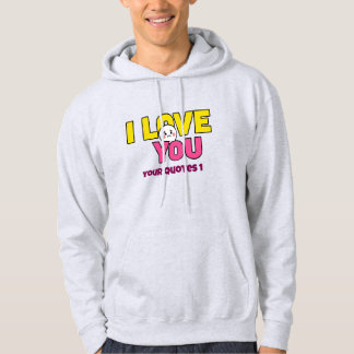 Süße I Love You Grafik für Geschenke und Bekleidun Hoodie