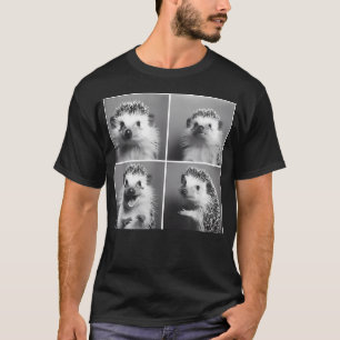 Süße Igel-Wildtierfotografie -s - Schwarz - T-Shirt