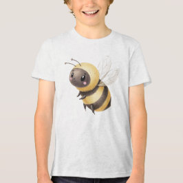 Süße Illustration einer dicken Hummel Tri-Blend Shirt