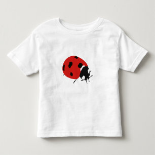 Süße Illustration eines roten Marienkäfers Kleinkind T-shirt