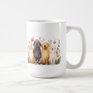 Süße Illustration für Haustierliebhaber Kaffeetasse
