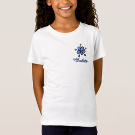 Süße Immergrün-Blumen-Doodle individuell T-Shirt