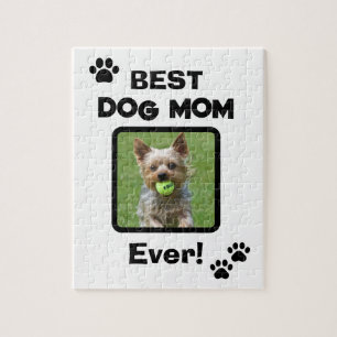 Süße individualisierte beste Hund Katze Mama Mutti Puzzle