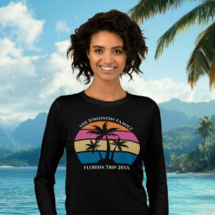 Süße individuelle Strandtrip-Weiber-Langarmshirt Tri-Blend Shirt