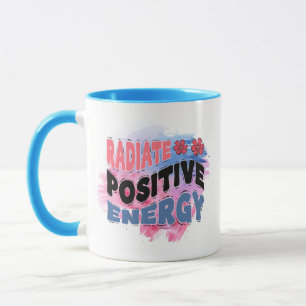 Süße inspirierende Wortkunst positiv Tasse