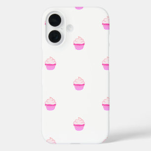 Süße iPhone-Hülle mit rosa Cupcake  iPhone 16 Hülle
