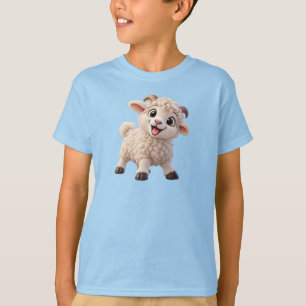 Süße isländische Schafe – Fluffiges nordisches Lam T-Shirt