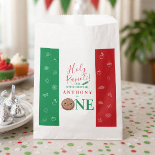 Süße italienische Fleischbällchen-Erstgeburtstagsf Geschenktütchen