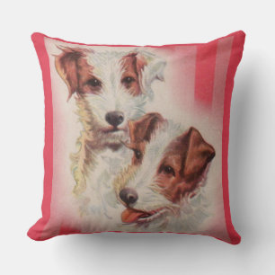 SÜßE Jack Russell Terrier Illustration Kissen