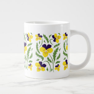 Süße Johnny Jump Ups Jumbo-Tasse