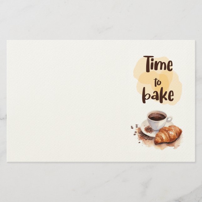 Süße Kachendesign  Briefpapier (Vorderseite)