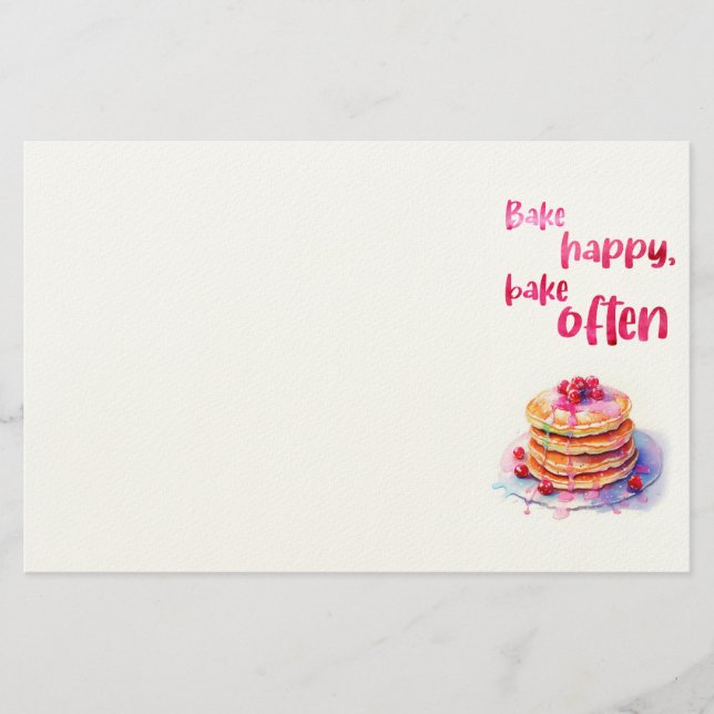 Süße Kachendesign  Briefpapier (Vorderseite)